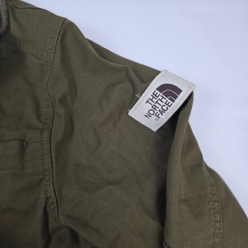 The North Face Jacket Womens Medium Green‎ Utility Full Zip Cargo Hooded - Picture 3 of 5
